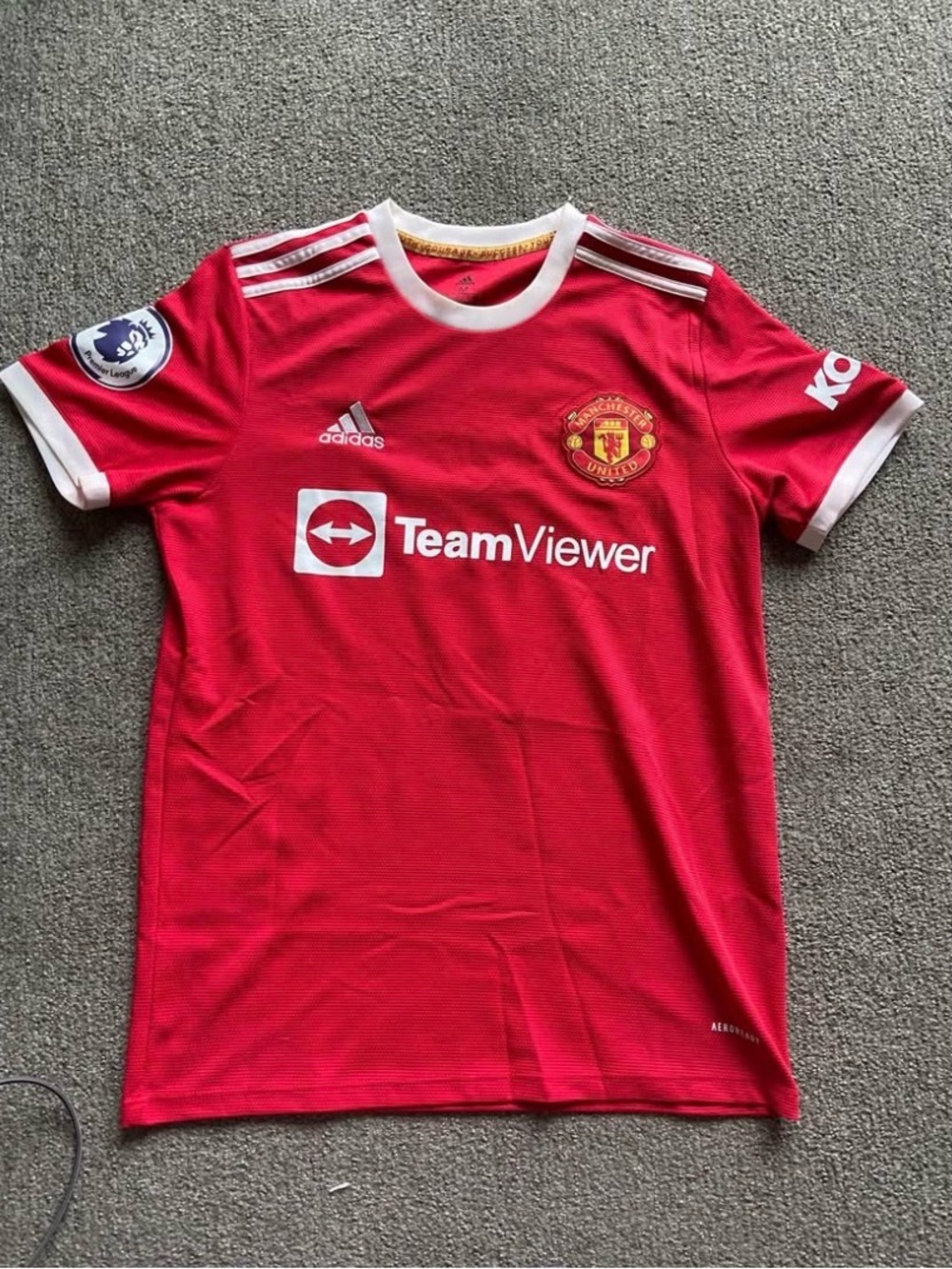 Medium Cristiano Ronaldo 2021 Manchester United Adidas Soccer Jersey